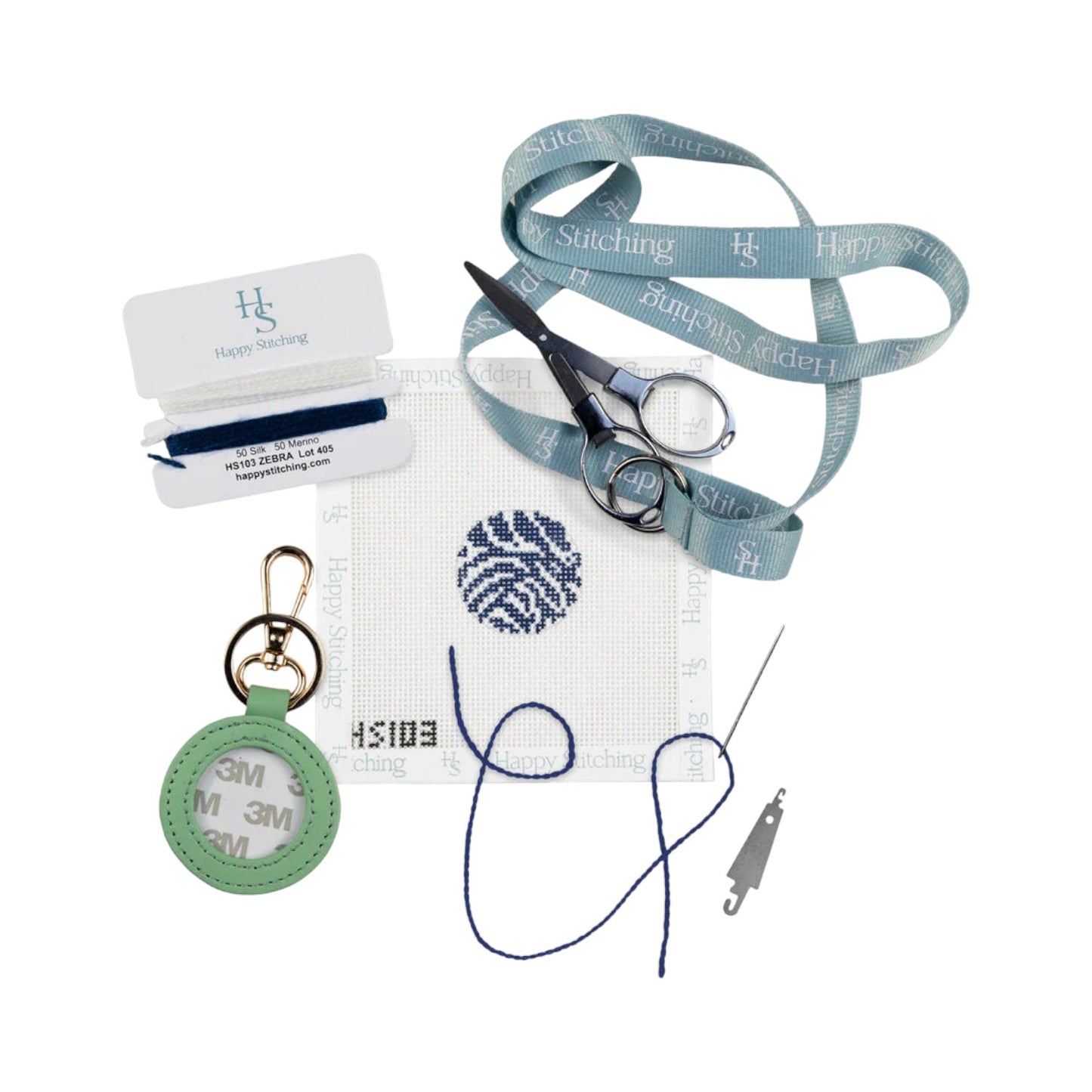 Zebra Dot Key Fob Kit