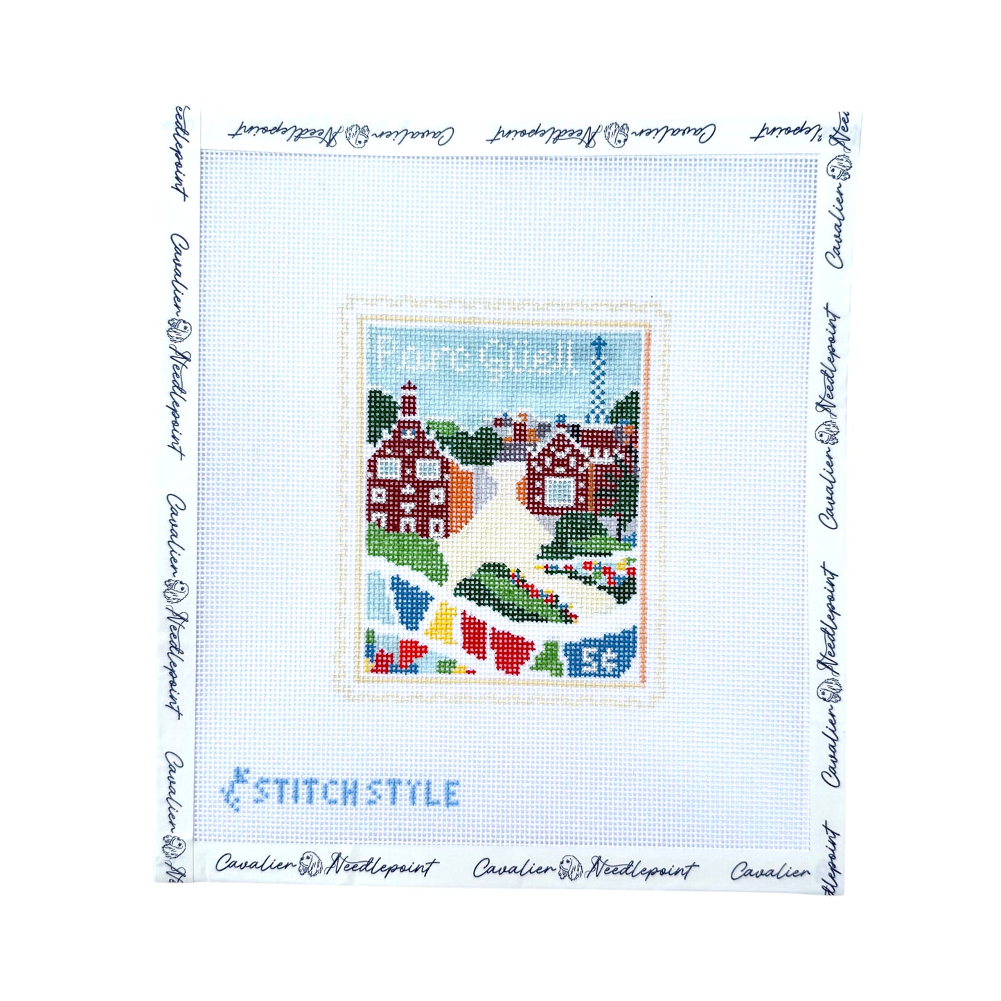 Barcelona Parc Guell Stamp