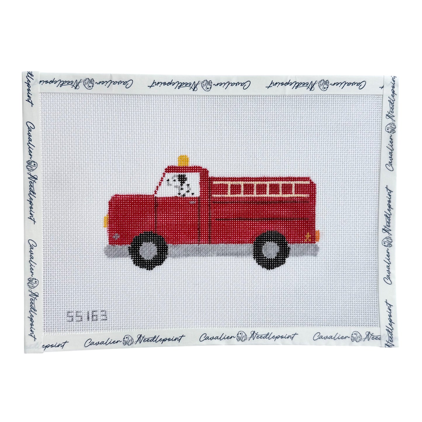 Dalmatian in Firetruck