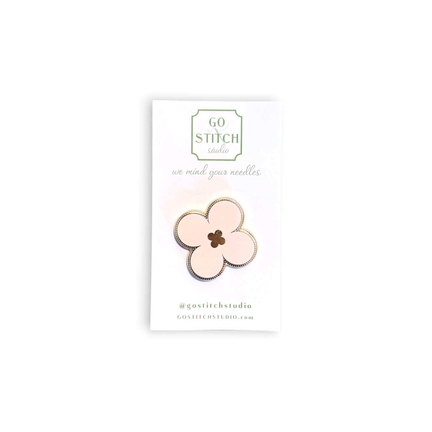 Pink Clover Needle Minder