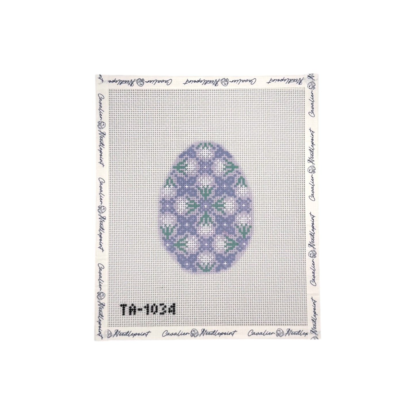 Millefleur Lilac Egg Canvas