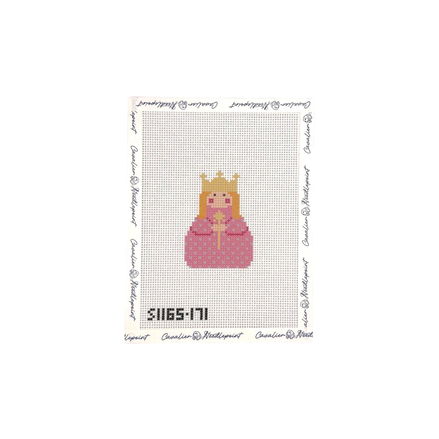 Pink Angel with Gold Crown