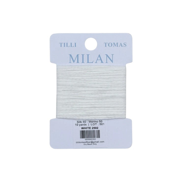 Milan Card - White 2502