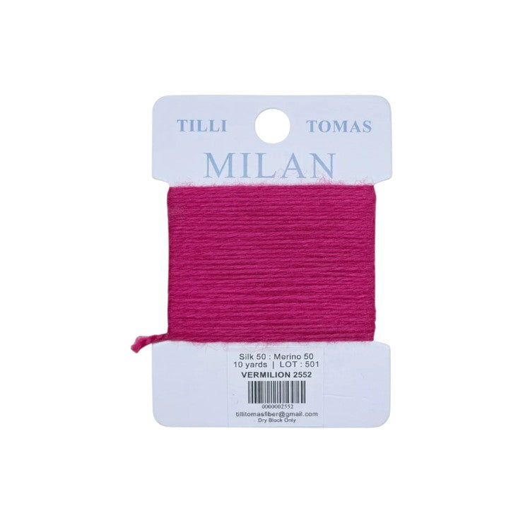 Milan Cards - Vermilion 2552