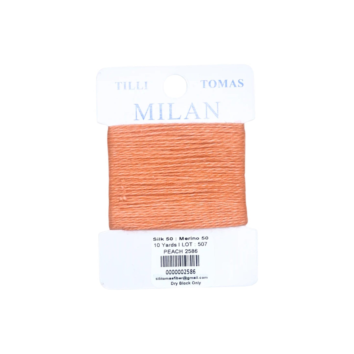 Milan Card - Peach 2586