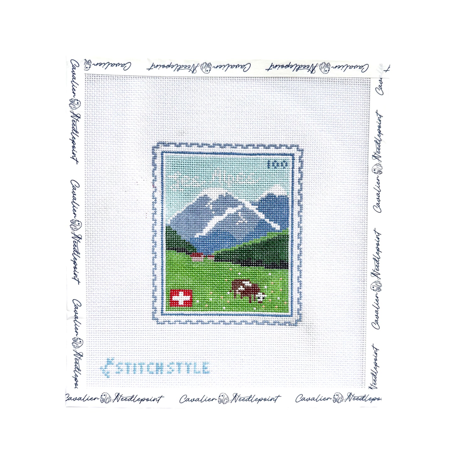 Swiss Alps Stamp