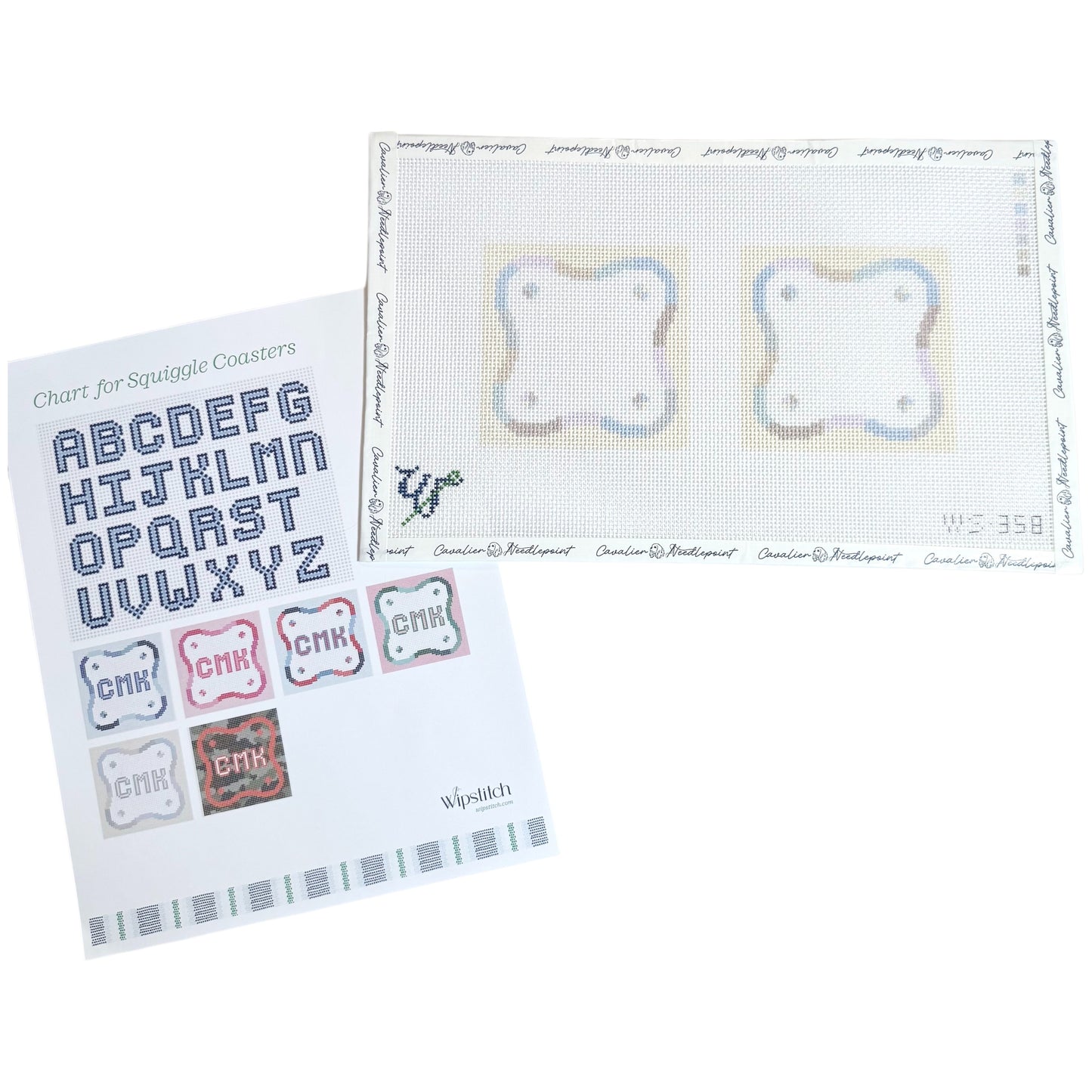 Squiggle Coasters Set of 2 (Neutral)