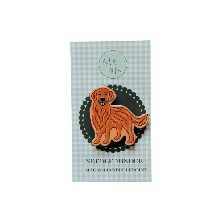 Red Golden Retriever Dog Needle Minder