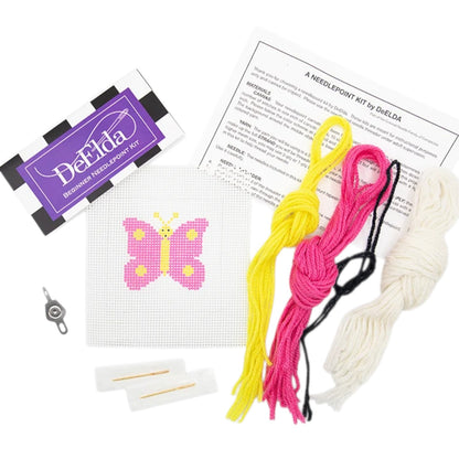 Butterfly Beginner Needlepoint Kit