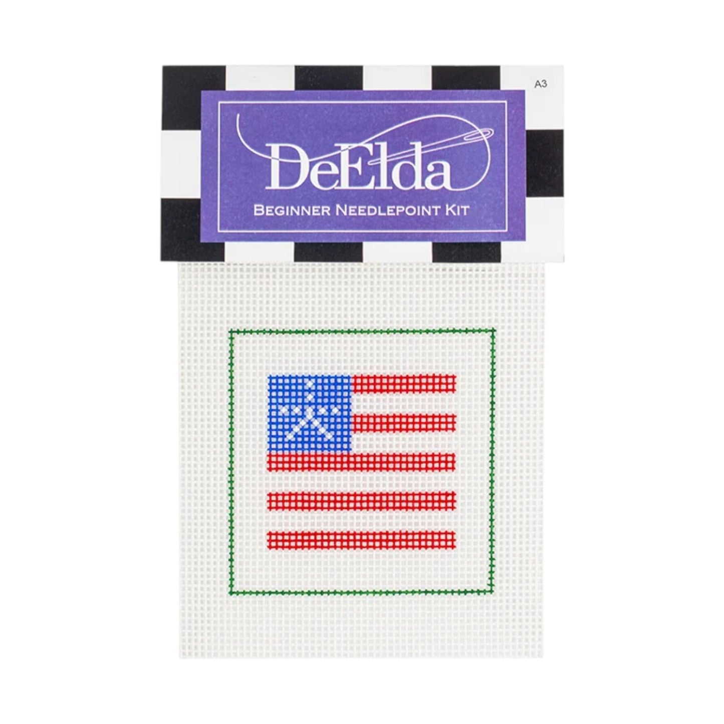 Flag Beginner Needlepoint Kit