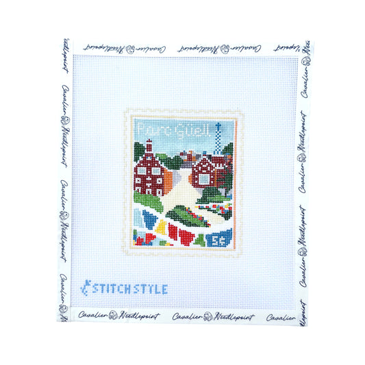 Barcelona Parc Guell Stamp