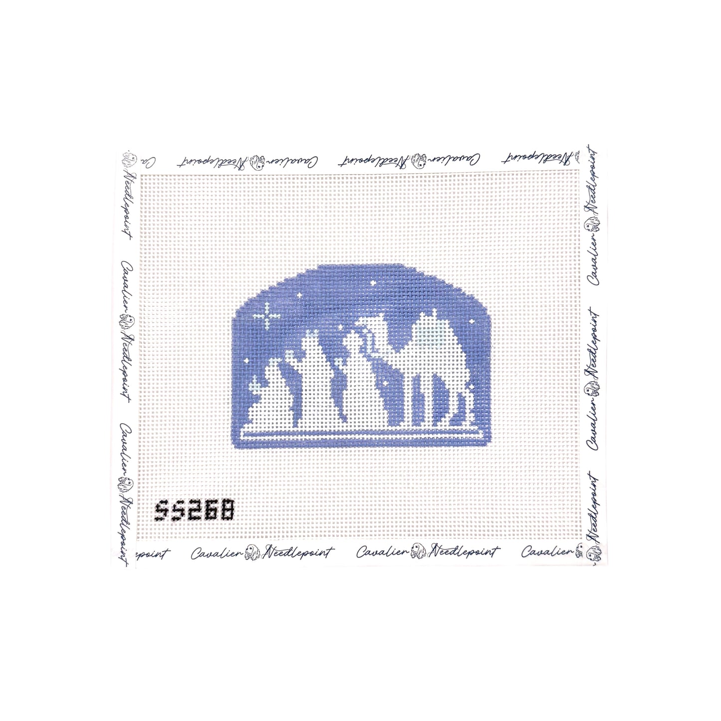 Blue and White Three Wise Men