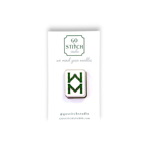 Bamboo Mahjong Tile Needle Minder