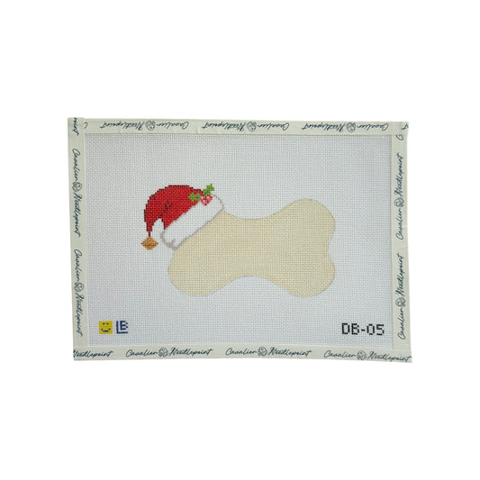 Dog Bone - Santa Hat