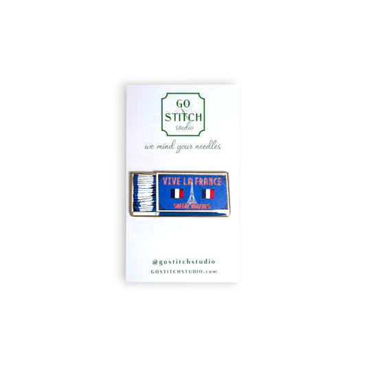 Vive La France Matchbox Needle Minder