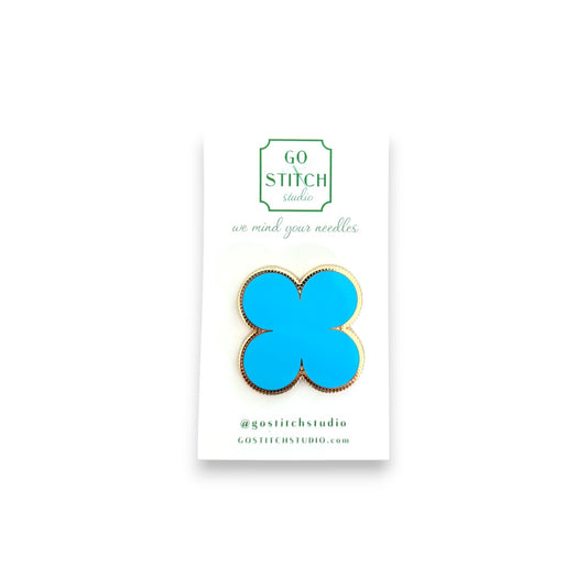 Empire Turquoise Clover Needle Minder