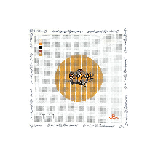 Monarch Butterfly Round