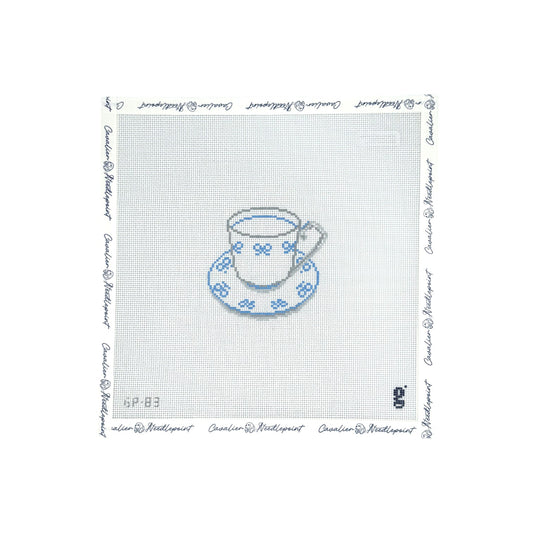 Blue Bow Teacup