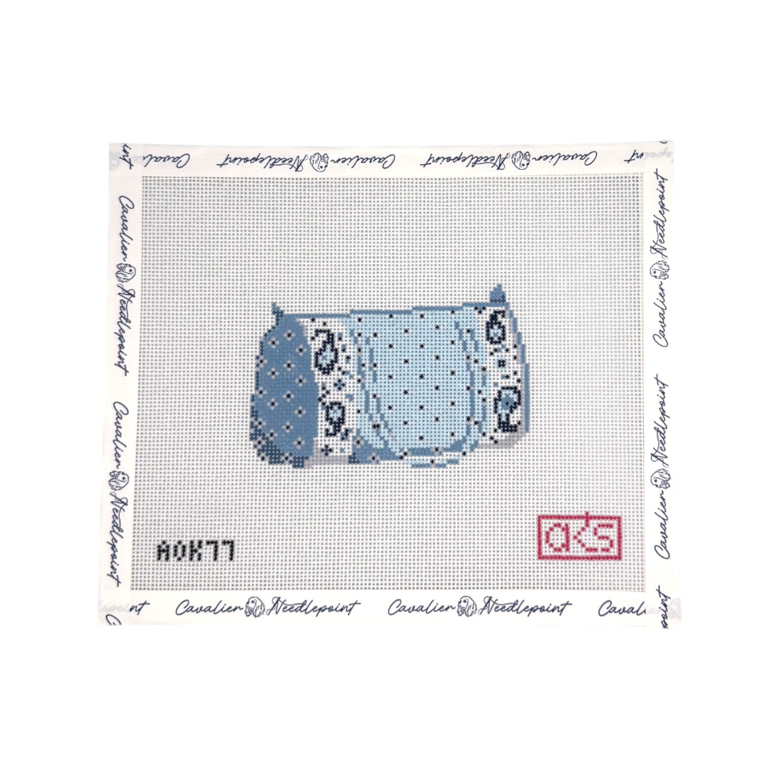 French Provencal Duffle Bag Blue