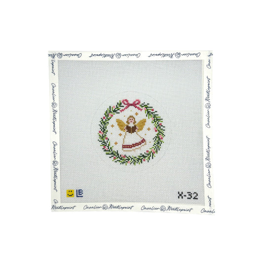 Angel with Songbook Wreath