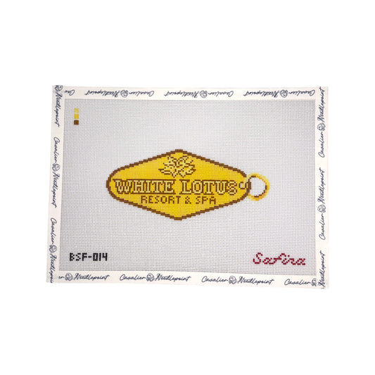 The White Lotus Key Tag