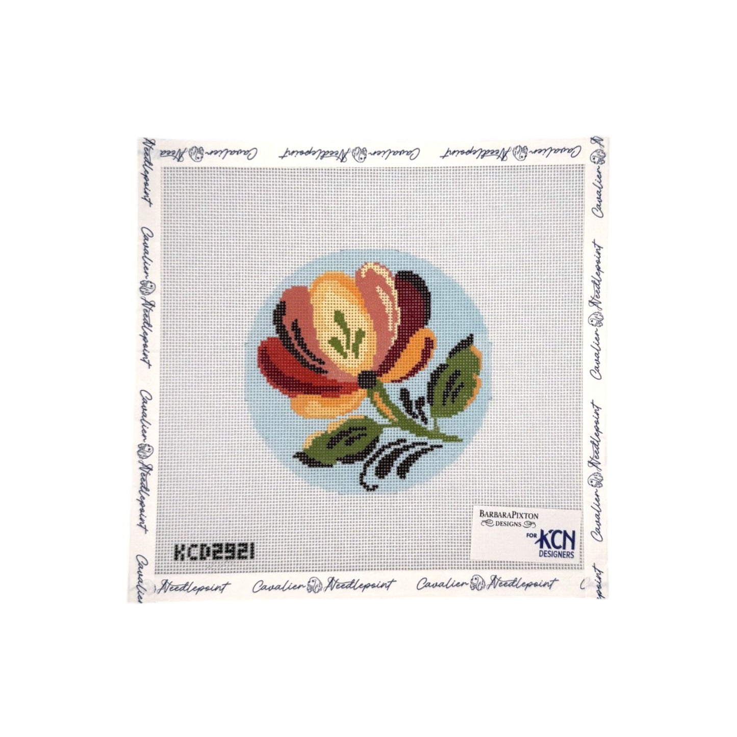 Rosemaling Flower Red Rose