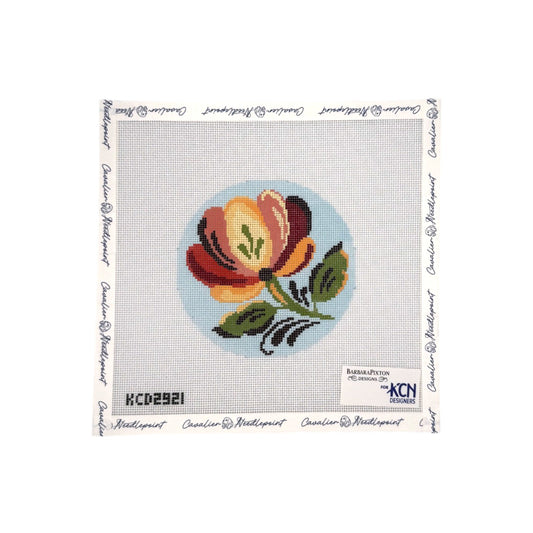 Rosemaling Flower Red Rose