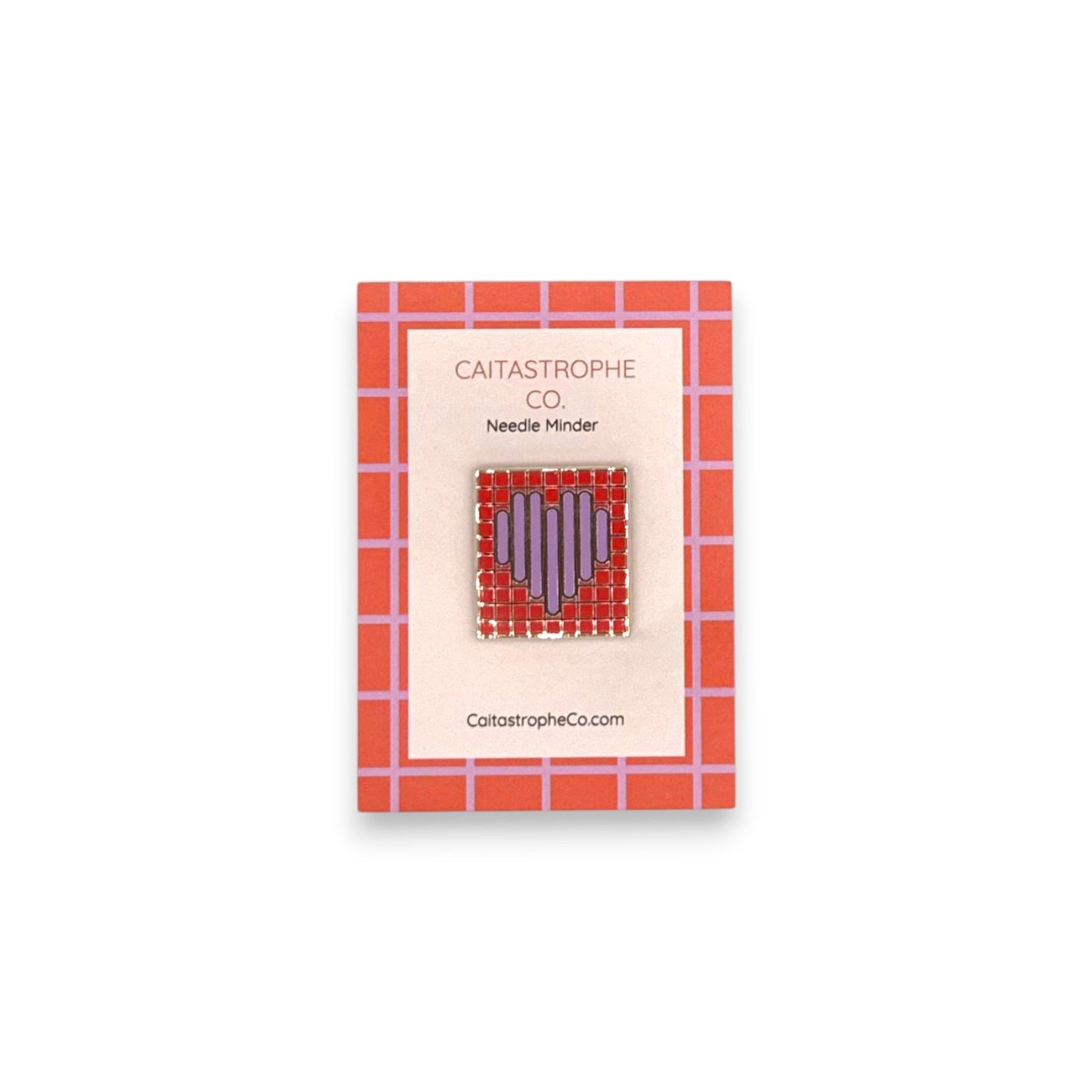 Bargello Heart Needle Minder