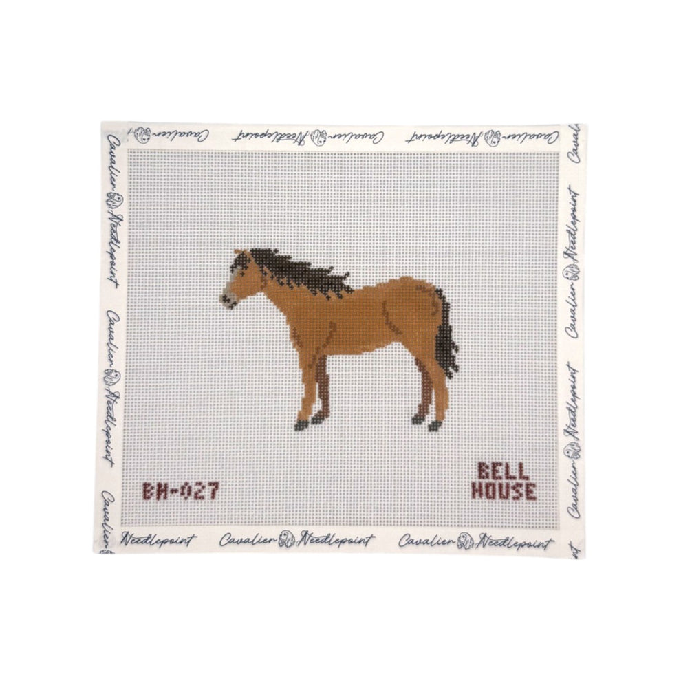 Equestrian Needlepoint Canvas for Horse Lovers & Equestrian Gifts