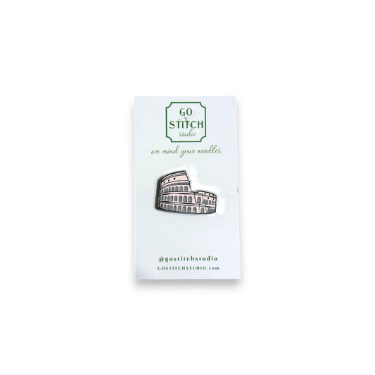 Roman Colosseum with Glitter Needle Minder