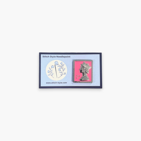 Pink Queen Stamp Needle Minder