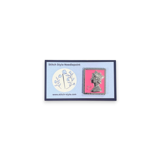Pink Queen Stamp Needle Minder