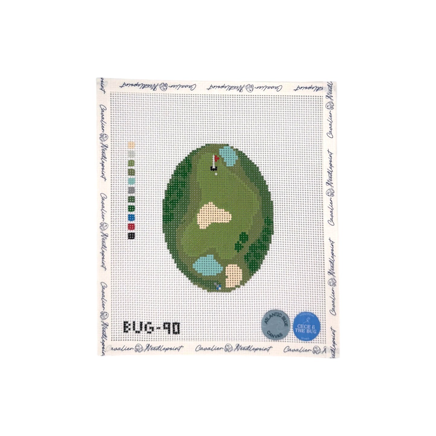 Golf from Above Oval