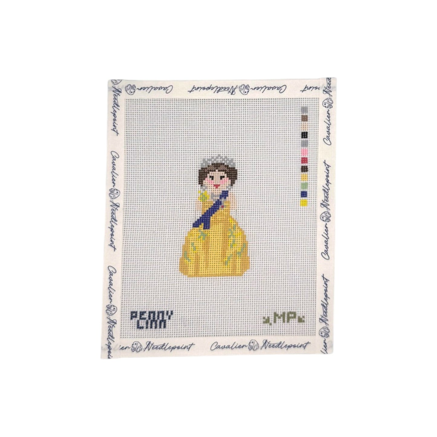 Queen Elizabeth In Wattle Dress