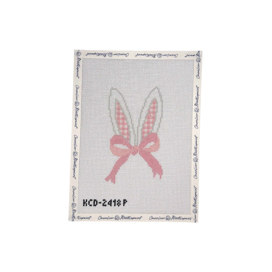 Gingham Bunny Ears Pink