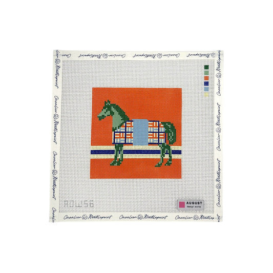 Blue "H" Coat Horse