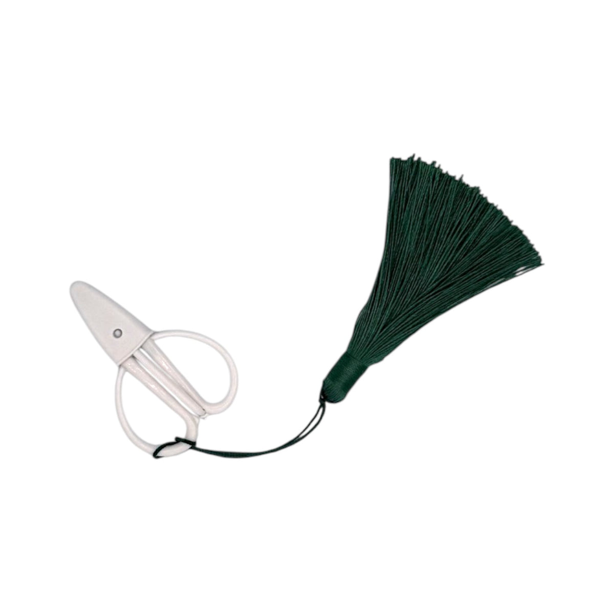 White Mini Tassel Scissors