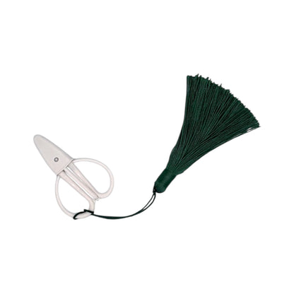 White Mini Tassel Scissors