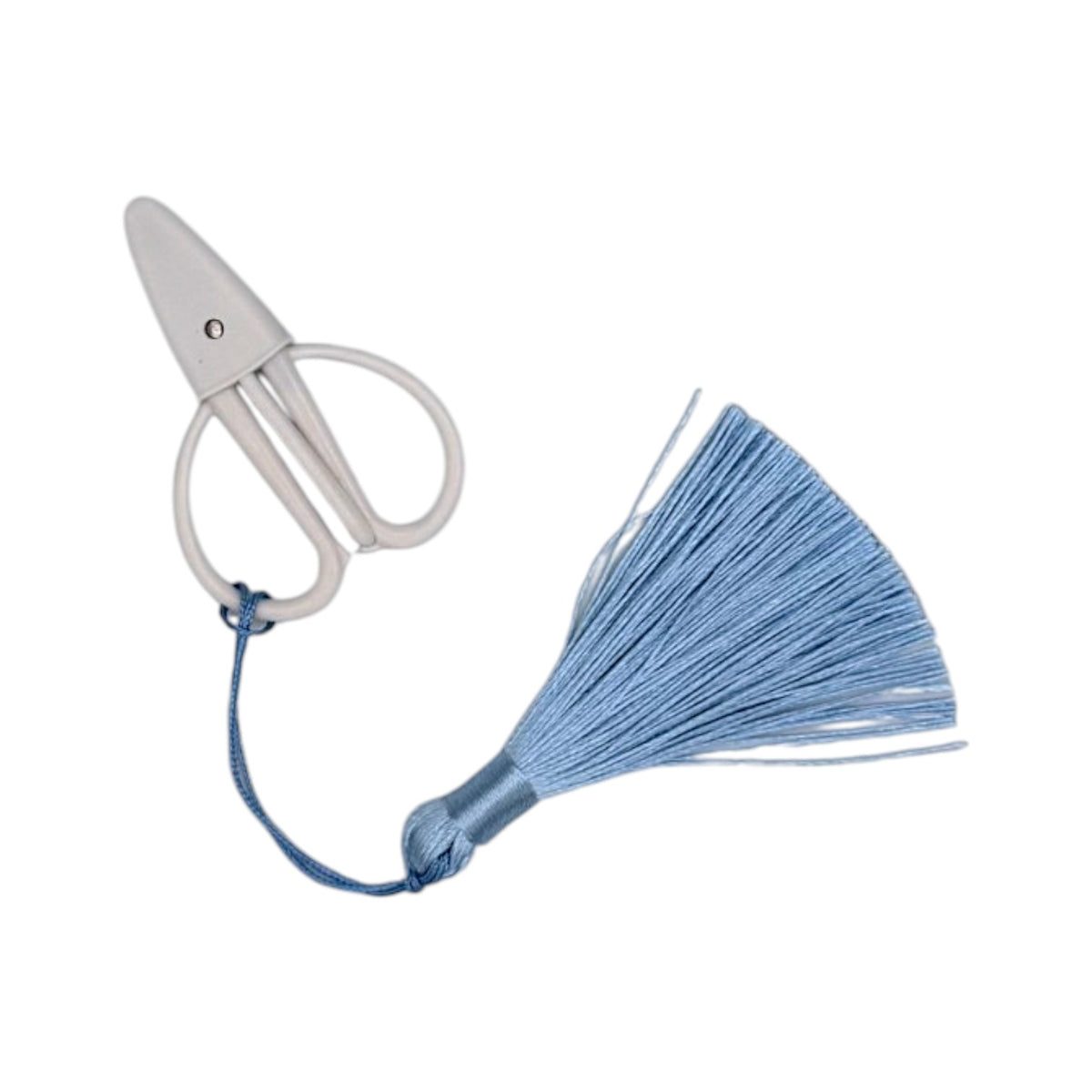 White Mini Tassel Scissors