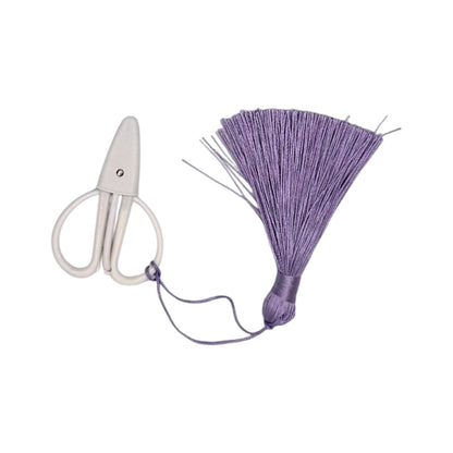 White Mini Tassel Scissors