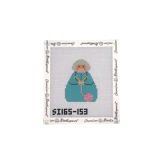 Knitting Angel Printed