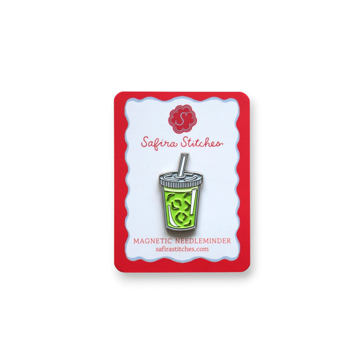 Iced Matcha Latte Needle Minder