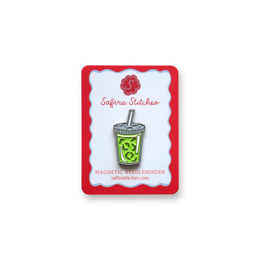 Iced Matcha Latte Needle Minder
