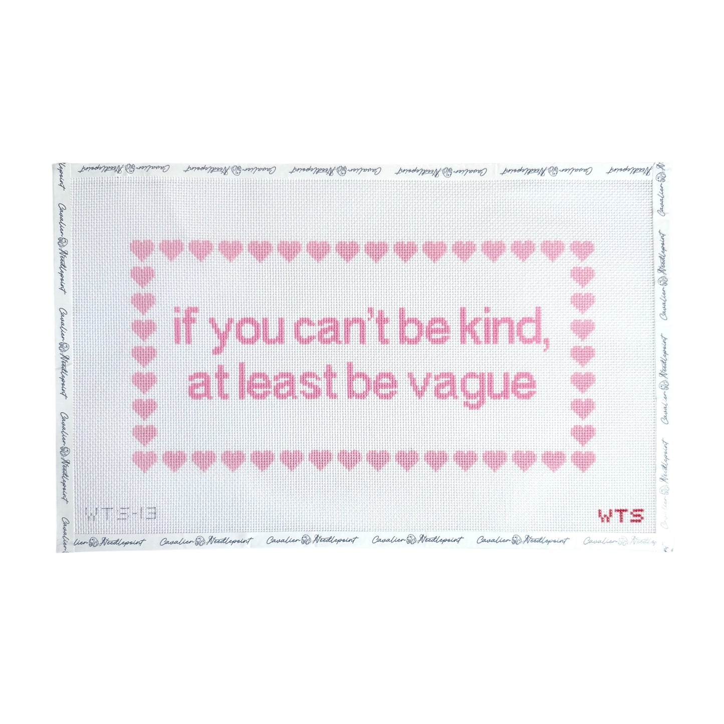 If you can't be kind, at least be vague