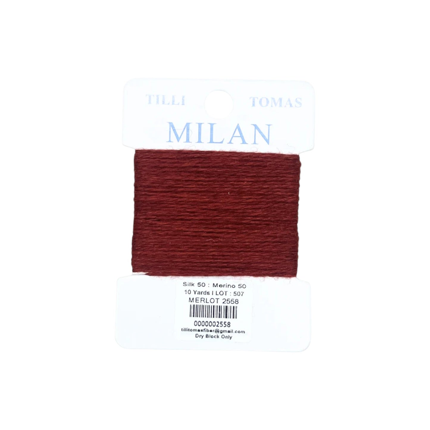 Milan Card - Merlot 2558