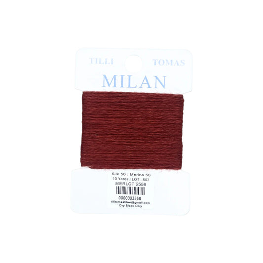 Milan Card - Merlot 2558
