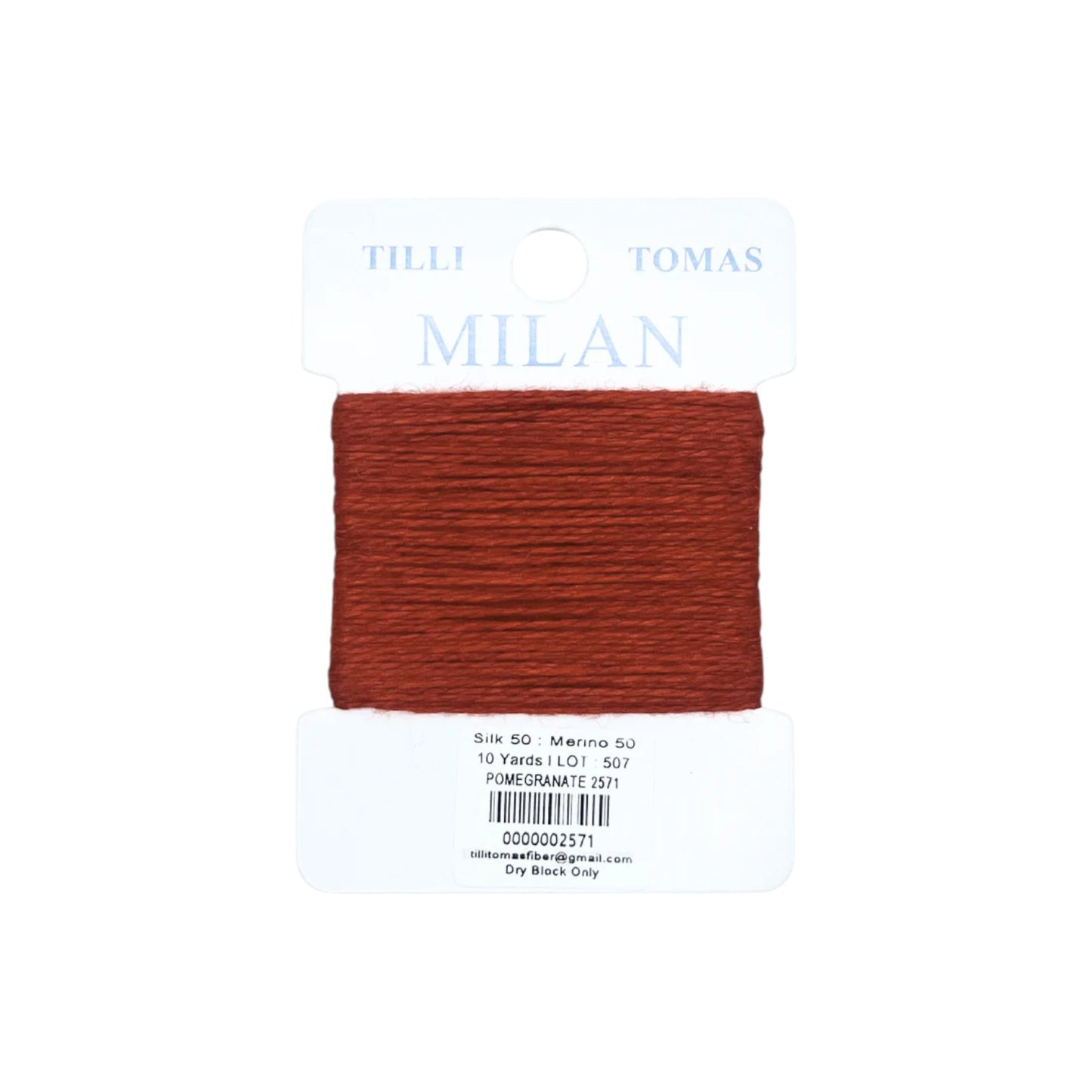 Milan Card - Pomegranate 2571