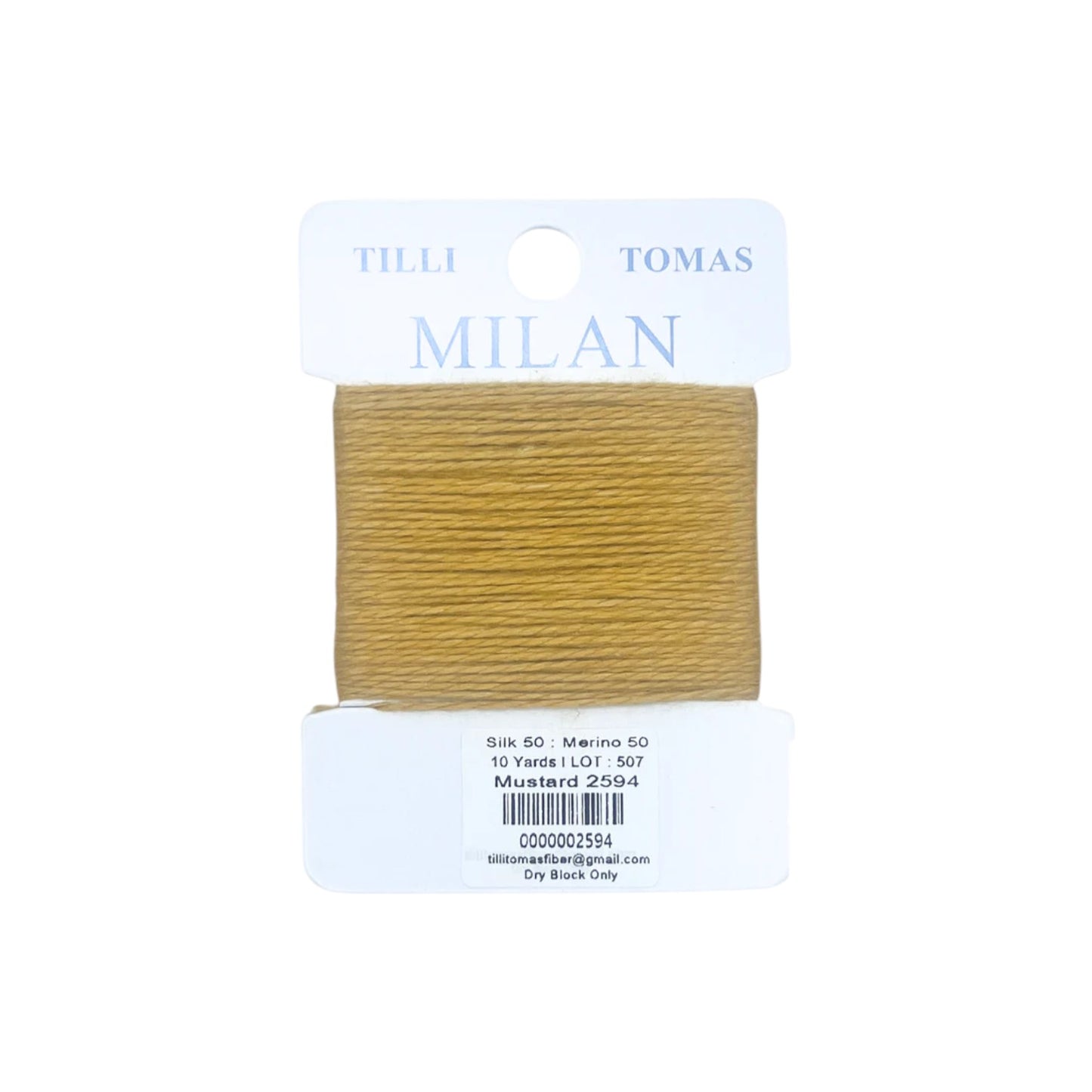 Milan Card - Mustard 2594
