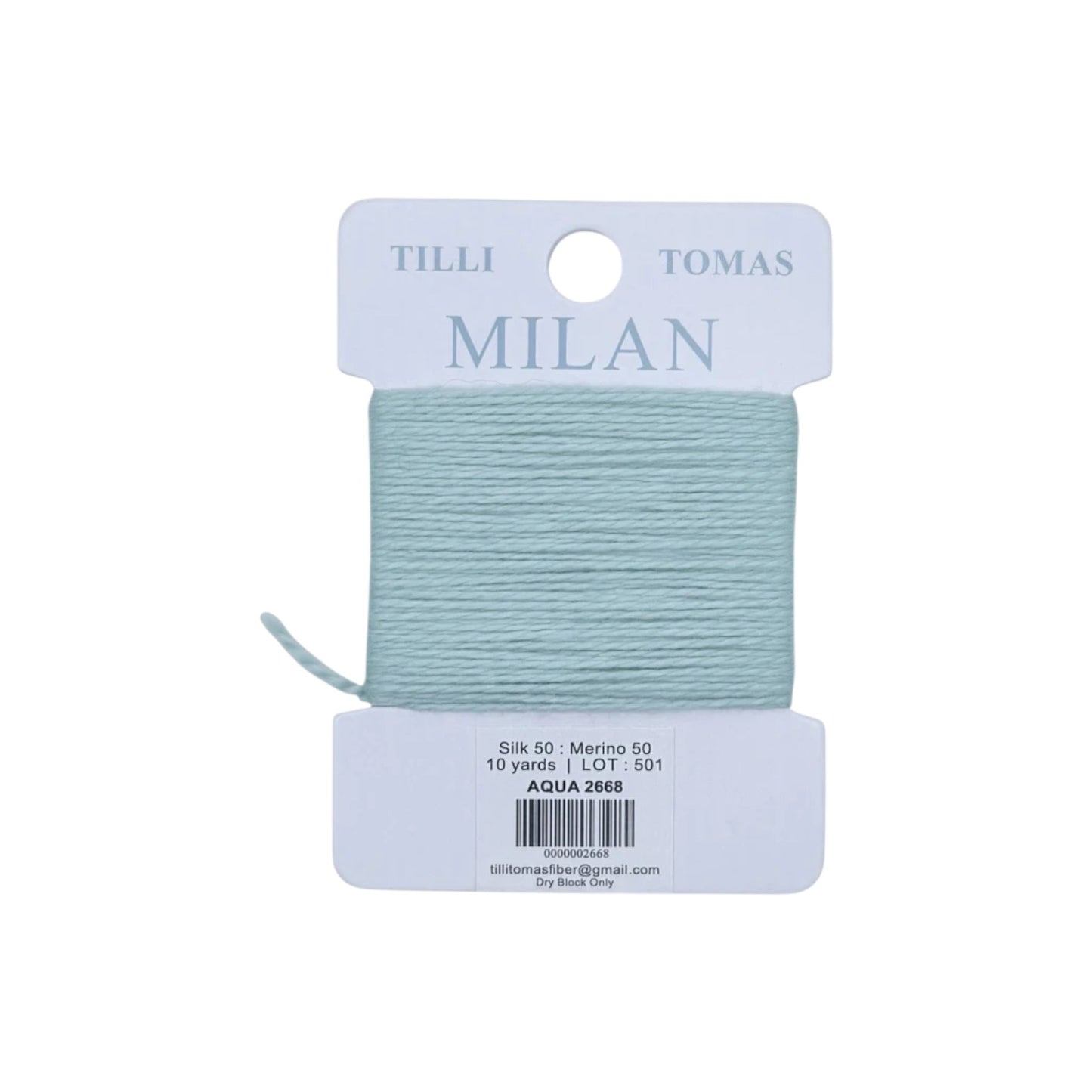 Milan Card - Aqua 2668