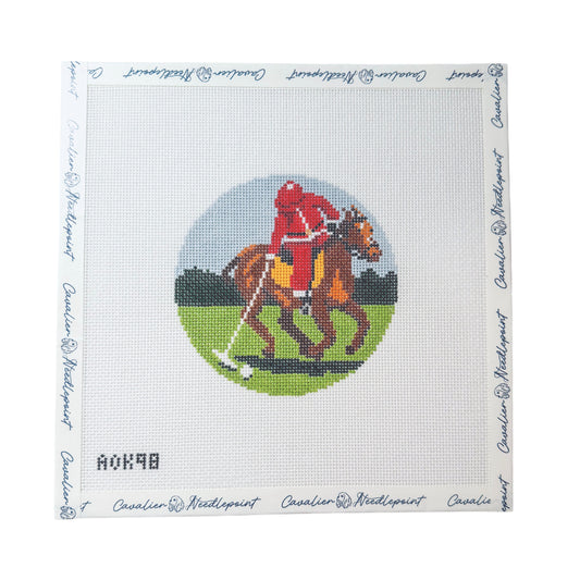 Sporty Santa Polo Player